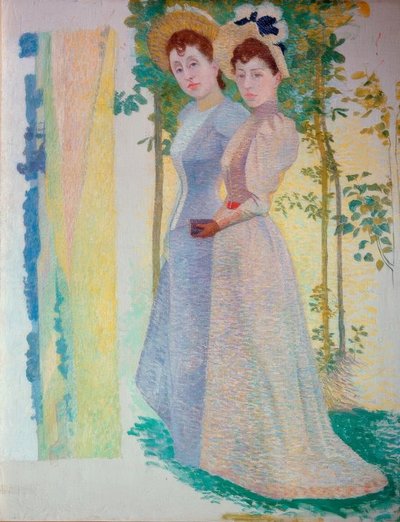 Zwei Frauen in Landschaft von Aristide Maillol